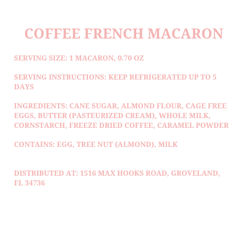 Coffee French Macaron