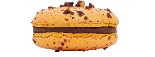 Orange Truffle French Macaron