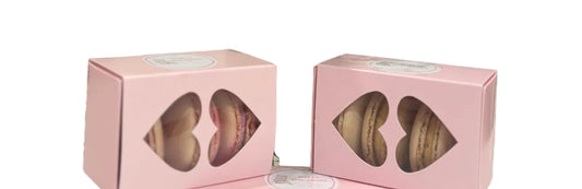 3 Ct Macaron Heart Box