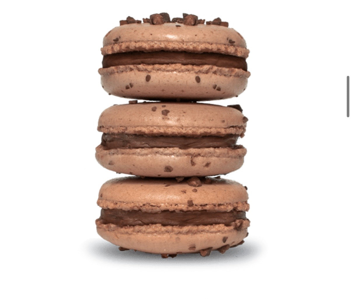 Chocolate French Macaron - 7ct