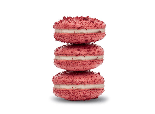 Red Velvet French Macaron - 7ct