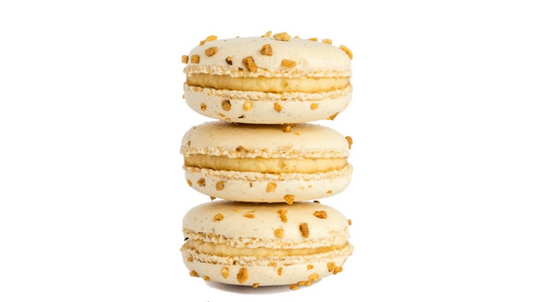 Hazelnut Brittle French Macaron - 7ct