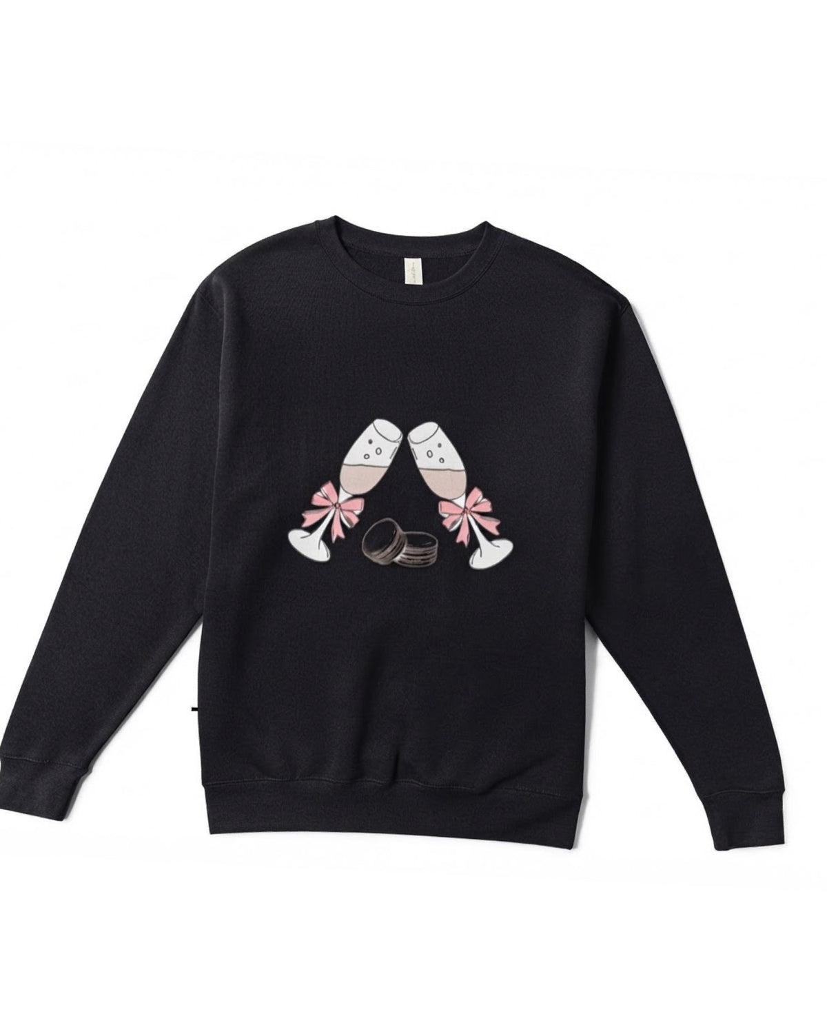 Macarons & Wine- Crew Neck Sweatshirt