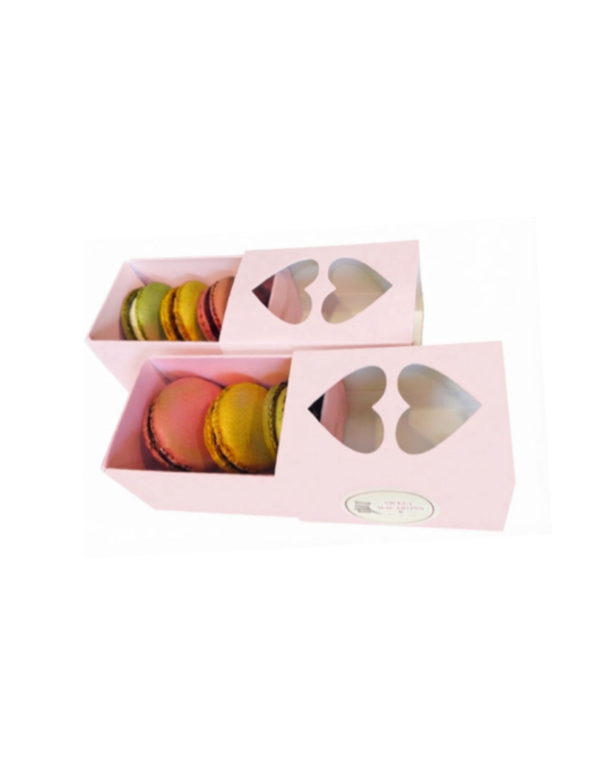 3 Ct Macaron Heart Box